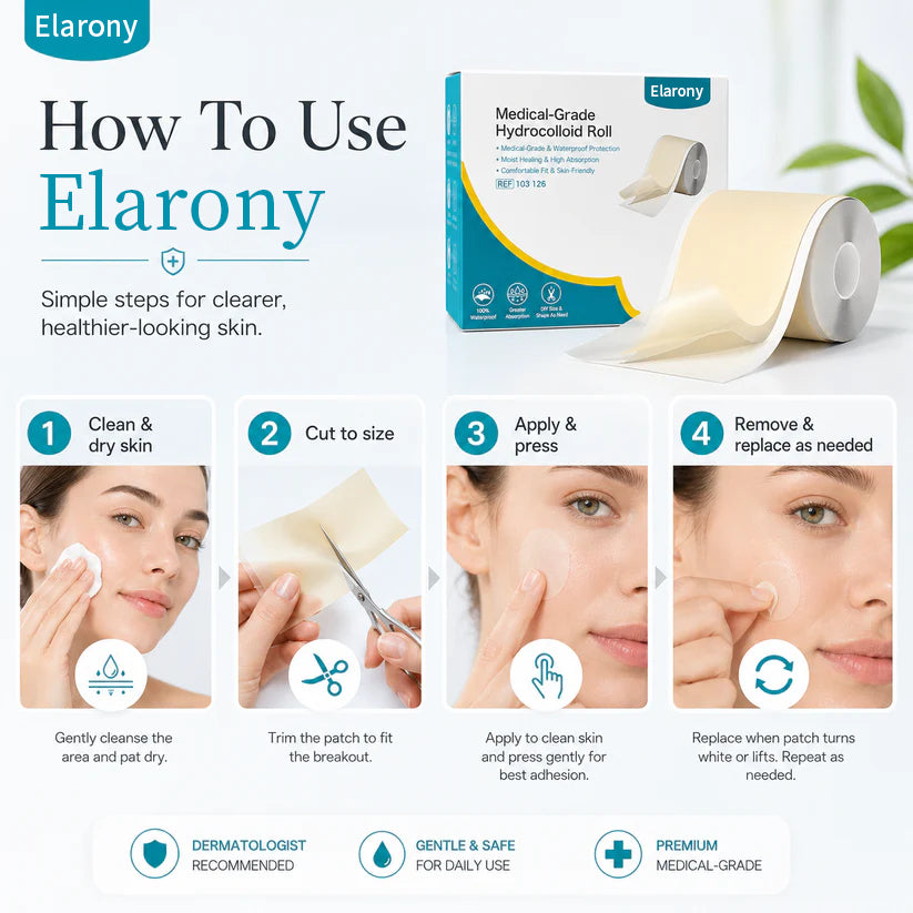 Elarony Hydrocolloid Acne Care Bandage Roll