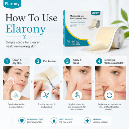 Elarony Hydrocolloid Acne Care Bandage Roll