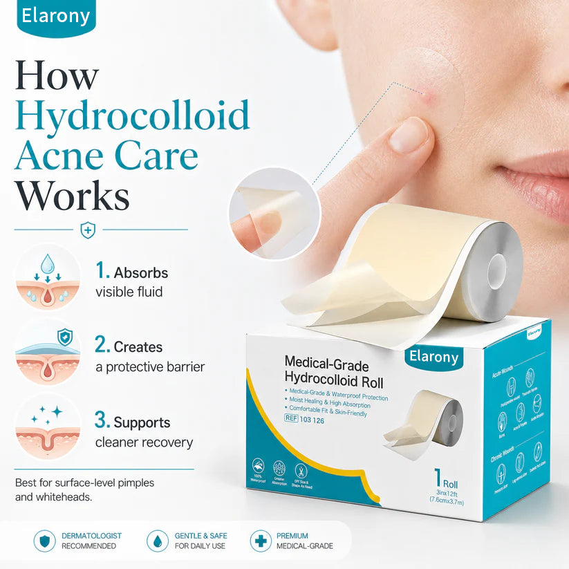Elarony Hydrocolloid Acne Care Bandage Roll